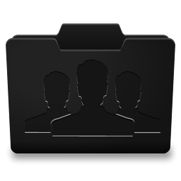 Black Groups Icon 256x256 png
